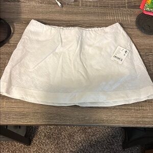 White Mini Skirt